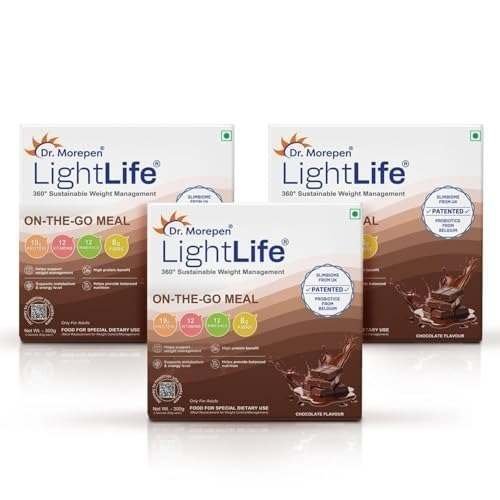 uk41onA0mpGkL-1-1.jpg Dr. Morepen LightLife On-The-Go Meal | 19g Protein | 8g Fibre | 24 Vitamins & Minerals | Sustainable Weight Management Support for Men & Women | 15 Sachets - Fast UK Delivery - Image 1