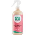 Born Good Eco-Friendly Plant Based Tap And shower Cleaner, Removes Hard-Water Stain And Dissolves Limescale - 500 ml (Pack of 1) Spray Bottle - Fast UK Delivery