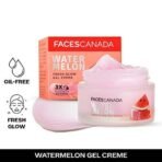 FACESCANADA Watermelon Fresh Glow Gel Creme, 50g | Niacinamide & Vitamin C & B5 | Youthful Glow | No Hyperpigmentation | Soft & Smooth Skin| Refreshing Face Moisturiser For All Skin Types | Vegan - Fast UK Delivery - Image 3