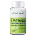 HEALTH VEDA ORGANICS PRIVATE LIMITED Plant Based Glucosamine Chondroitin & MSM I 60 Veg Tablets I Supports Healthy Joint, Bone & Cartilage I Relieves Pain & Stiffness I 1 count, 60 capsules - Fast UK Delivery
