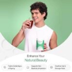 Vegan Plant Based Collagen Builder & Mood Enhancer With 45 Active Ingredients For Skin Repair, Hydration, Hair Growth, 200 G (Apple And Grapes 25 Servings) - Fast UK Delivery - Image 4
