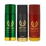 DENVER Hamilton, Caliber and Honour Deodorant - 200ML Each (Combo Pack of 3) | Long Lasting Deo Boy Spray - For Men - Fast UK Delivery - Image 2