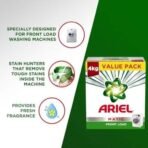 Ariel Matic Detergent Powder Front Load - 3kg +1kg free | Removes 100 Tough Stains in 1 wash | Specially Designed for Washing Machines | Fresh Fragrance - Fast UK Delivery - Image 5