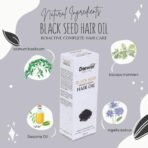 Deewal Black Seed Nigella Sativa Hair Oil - Bioactive Complete Hair Care | Vital Nutrients | 100% Natural | 100ml - Fast UK Delivery - Image 5
