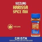 CRISTA Sizzling Harissa Spice Mix | Exotic Middle East Seasoning | Made with Premium Red Chillies | Vegan | Zero added Colours, Fillers, Additives & Preservatives | 45 gms - Image 4