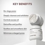 Innisfree Super Volcanic Pore Clay Mask 2X 100ml, with Triple exfoliation with Volcanic Clusters & AHA, All-in-one pore care mask, Oily & Combination Skin Type, Korean Face Mask - Fast UK Delivery - Image 3