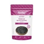 Farmley Black Raisins Seedless I 200 g, Pack of 1 I Kishmish, Dry Fruits Source Of Potassium, Healthy & Nutritious - Fast UK Delivery - Image 2