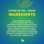 Lipton Lemon Ice Tea Drink, 320 ml, 12 Pack, Yellow & Blue Cans (Imported) - Fast UK Delivery - Image 5