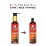 Bajaj 100% Pure Castor Oil 200ml, Pure Hair Oil, Natural Cold-Pressed Castor Oil, No Silicones, Paraben Free, Lead Free - Fast UK Delivery - Image 3