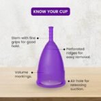 FemiSafe Menstrual Cup-Medium Size&Collapsible Sterilizer Combo|Reusable,Odourless&Rash Free|Made With Medical Grade Silicone|Travel-Friendly,Microwave Safe,Bpa Free&Heat Resistant,Pack of 1 Count - Fast UK Delivery - Image 7