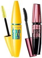 Maybelline New York Volume Express Colossal Masacara, Waterproof, Black, 10 Ml And Maybelline New York Hypercurl Mascara Waterproof, Black, 9.2Ml - Fast UK Delivery - Image 2