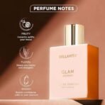 Bella Vita Luxury GLAM Woman Eau De Parfum With African Orange, Jasmine & Patchouli Premium, Long Lasting Floral & Woody Fragrance Liquid EDP For Women, 100ml - Fast UK Delivery - Image 4