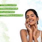 Mamaearth Tea Tree Foaming Face Wash with Tea Tree and Salicylic Acid for Acne and Pimples - 150ml Gently Cleanses |Removes Excess Oil |Antibacterial - Fast UK Delivery - Image 3