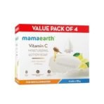 Mamaearth Vitamin C Moisturizing Lotion Soap(Value Pack of 4) - 125 g X 4 Units | Deeply Cleanses | Moisturizing Bathing Bar | Brightens Skin | Nourishes Dry Skin | Non-Drying | 76% TFM Grade 1 Soap - Fast UK Delivery - Image 2
