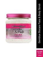 Gemblue Biocare Face and Body Scrub | Natural Deep Exfoliation | De-Tan Oil and Dullness Removal (Gemblue Biocare Goat Milk Scrub, 385ml 12.92 fl oz.) - Fast UK Delivery - Image 7