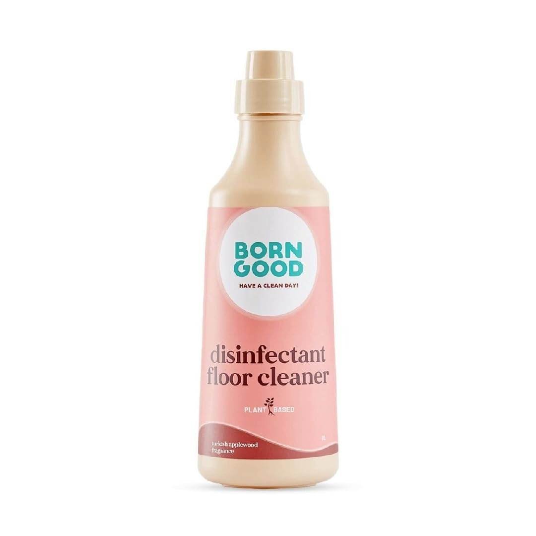 uk41rQ0oy32HL-1-1.jpg Born Good Plant Based Turkish Applewood Fragrance Disinfectant Liquid Floor and Surface Cleaner, Biodegradable, Non-Toxic And Eco-Friendly - 1 Ltr (Pack of 1) - Fast UK Delivery - Image 1