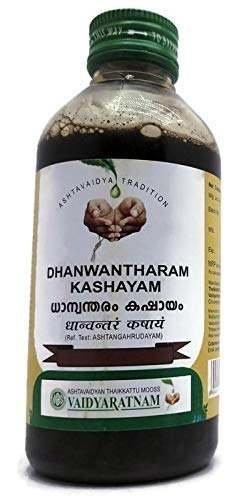 uk41rf6j9KpUL-1.jpg VAIDYARATNAM Dhanwantharam Kashayam, 200 ml (Pack of 1) - Fast UK Delivery - Image 1