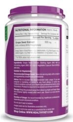 HealthyHey Nutrition Grape Seed Extract | Maximum Strength | 95% Polyphenols | 3 Month Supply | 90 Veggie Caps | (Pack of 1) - Fast UK Delivery - Image 3