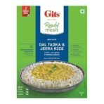 Gits Ready to Eat Jeera Rice & Dal Tadka Combo Meal, Pure Veg, Heat and Eat, 375g - Fast UK Delivery - Image 3