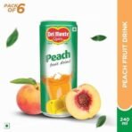 Del Monte Peach Fruit Drink, Pack of 6, 240ml - Fast UK Delivery - Image 4