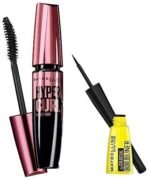Maybelline New York Hypercurl Mascara Waterproof, Black, 9.2ml And Maybelline New York Colossal Bold Eyeliner, Black, 3g - Fast UK Delivery - Image 2