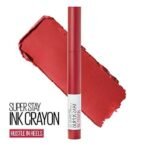 Maybelline New York Maybelline Super Stay Ink Crayon Lipstick, Precision Tip Matte Lip Crayon with Built-in Sharpener, Longwear Up To 8Hrs, Hustle In Heels, Apple Red, 0.04 oz - Fast UK Delivery - Image 4