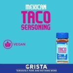 CRISTA 45 gms Mexican Taco Seasoning for Taco, Enchilada & Burrito | Premium Herbs & Spices Blend with authentic Mexican Flavours | Zero added Colours, Fillers, Additives & Preservatives | Vegan - Image 4