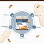 Beanut Creamy Peanut Butter Creamy - 340gm,100% Pure Roasted peanuts,NON-GMO Gluten & Cholesterol Free, Vegan, High in Protein, Nut Butter, Peanut Butter - Fast UK Delivery - Image 4
