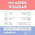 Nutrabud Biotin Hair Gummies For Women, Men | No Added Sugar | For Healthy Hair Growth, Skin Glow & Strong Nails | Strawberry Flavor Veg Gummy Bear Supplement - 60 Count (Pack of 1) - Fast UK Delivery - Image 6