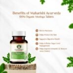 Maharishi Ayurveda Organic Moringa Tablets 500 MG | Immunity Booster | 100% Organic | Healthy Digestion & Appetite | Reduces Cholestrol Level & Anti Inflammatory 60 Tablets | Pack of 1 - Fast UK Delivery - Image 5