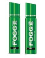 FOGG Nice Premium No Gas Long-Lasting Fragrance Male Body Spray -120Ml Each (Pack 2) - Fast UK Delivery - Image 2