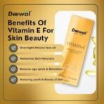 Deewal Vitamin E Face Oil | Anti-Aging & Brightening Face Oil for Glowing Skin | Cold-Pressed Oils for Skin Radiance & Dullness Removal | Face Oil for Men & Women - 100% Natural - Fast UK Delivery - Image 4