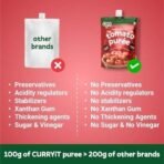 CURRYiT Tomato Puree 300 g (Pack of 3) | Made With 100% Fresh Hand picked Tomatoes | No onion, No Garlic | Tomato Paste For Cooking Pasta & Curries | No Added Preservatives or Colors | Pure & Natural - Fast UK Delivery - Image 6