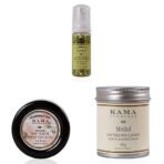 Kama Ayurveda Anti Acne Cleansing Foam, 50ml & Kama Ayurveda Rose Lip Balm, 5g & Kama Ayurveda Mridul Soap-Free Face Cleanser, 40g - Fast UK Delivery - Image 2