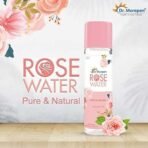Dr. Morepen Rose Water - Pure & Natural | 100% Herbal, High in Vitamin A & C, Good For All Skin Types | Pure Rose Water - Pack of 3 (120 ml each) - Image 3