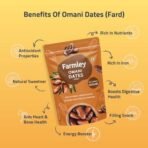 Farmley Omani Fard Dates/Khajur, 400 g | Healthy Snacks, Rich in Fibre, Naturally Sweet, Naturally Low-Fat Food - Fast UK Delivery - Image 7