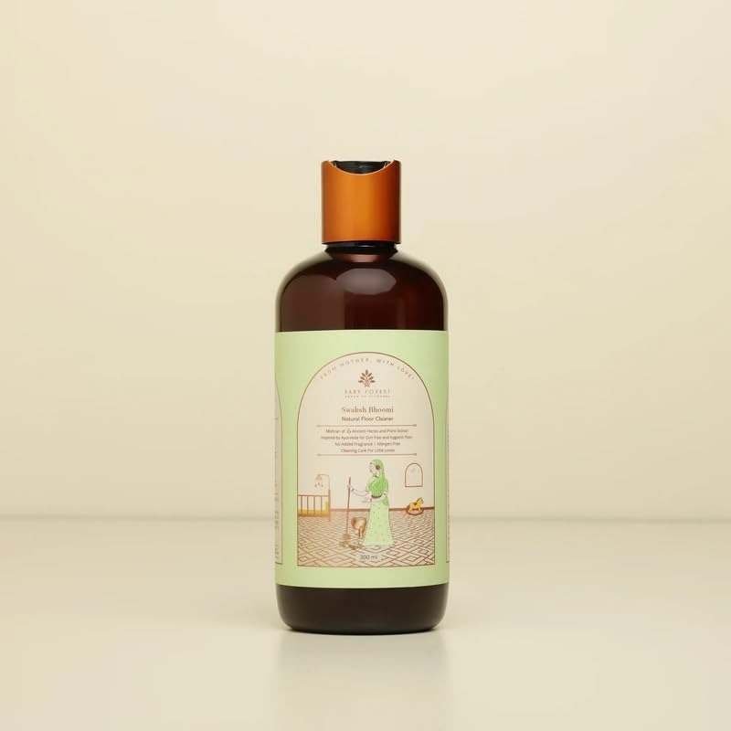 uk41tR96izliL-1-1.jpg Baby Forest Swaksh Bhoomi Natural Floor Cleaner | Made with Finest Ayurvedic Ingredients | Vegan & Sulphate-Free | Cruelty-Free |Ayurvedic | 300 ml - Fast UK Delivery - Image 1