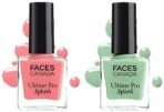 FACESCANADA Splash Nail Enamel, Ballerina 201, 8 Ml And Faces Splash Glossy Finish Nail Enamel, Linty 45, 8 Ml - Fast UK Delivery - Image 2