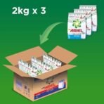 Ariel Matic Detergent Powder Top Load - 4kg + 2kg free | Removes 100 Tough Stains in 1 wash | Specially Designed for Washing Machines | Fresh Fragrance - Fast UK Delivery - Image 3