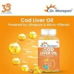 DR. MOREPEN COD Liver Oil Capsules Omega 3, Natural EPA & DHA | UltraPure & Finest COD Fish 200 Softgels (Pack of 2) - Fast UK Delivery - Image 5