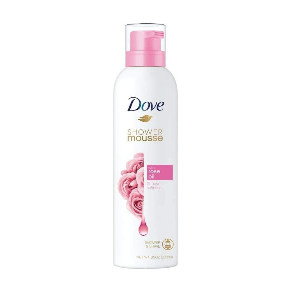 uk41u2-hNEZXL-1-1.jpg Unilever Dove Creamy Shower And Shaving Mousse, Gentle Cleanser Infused With Rose Oil For Nourishment, Gives 24 Hour Softness, Sulphate-Free, 200 Ml - Fast UK Delivery - Image 1