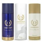 DENVER Pride Deo, Victor, Imperial Deodorant Body Spray For Men -165ML Each (Pack Of 3) | Long Lasting Deo - Fast UK Delivery - Image 2