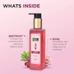 Roop Mantra Premium Beetroot with Rose Water Facewash For Healthy Pinkish Glow -200ML | Gently Cleanses | Hydrates & Soothes Skin | Hydrating Gentle Face Wash | Soap Free | Suitable for All Skin Types - Fast UK Delivery - Image 4