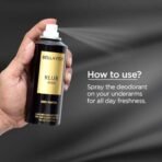 Bella Vita Luxury Unisex Body Parfum Deo Spray Gift Set,Pack Of 3 X 150 Ml, No Gas Long Lasting Premium Fragrance Deodorant|Ceo Men|Skai Aquatic|Klub Men|With Tonka, Bergamot & Vanilla - Fast UK Delivery - Image 5