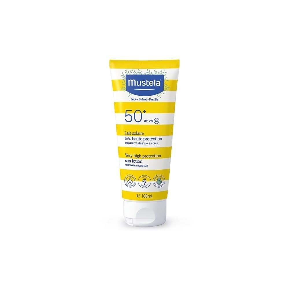 uk41uMzJ6whxL-1-1.jpg Mustela Sunscreen SPF 50-40ml - Broad Spectrum UV Protection for Sensitive Skin - For babies and adults - Water-Resistant Baby Sunscreen - Hypoallergenic & Dermatologist-Tested - Fast UK Delivery - Image 1