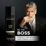Bella Vita Luxury Black Edition Gift Set with CEO Man EDP Perfume 100ml, Body Parfum Deodorant 150ml & Refreshing Shower Gel for Deep Cleansing, 250ml - Fast UK Delivery - Image 3