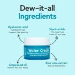 Recode Water Cream 50g | Hyaluronic Acid 1.5% & Niacinamide 1% | Goodness Exacts of Aloe Vera & Grape Seed Oil | Mineral Oil & Paraben Free - Fast UK Delivery - Image 5