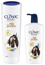 Clinic Plus Strength & Shine With Egg Protein Shampoo 650 ml & Strength & Shine With Egg Protein Shampoo, 355 ml - Fast UK Delivery - Image 2