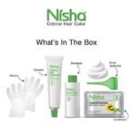 Nisha Mahogony Hair Cream Color Long Lasting 100% Grey Coverage With Henna Extracts For Hair Care Pack of 3 Fast Shipping to USA & Canada - Image 7