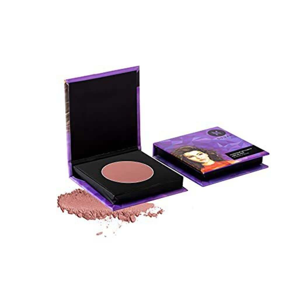 uk41vFJQBUElL-1.jpg SUGAR Cosmetics Contour De Force Mini Blush for Face | Face Blusher for Face Makeup | Smooth Texture | Matte & Blendable | Paraben & Cruelty Free | 4gm | Peach Peak (Peach Pink Blush) - Fast UK Delivery - Image 1